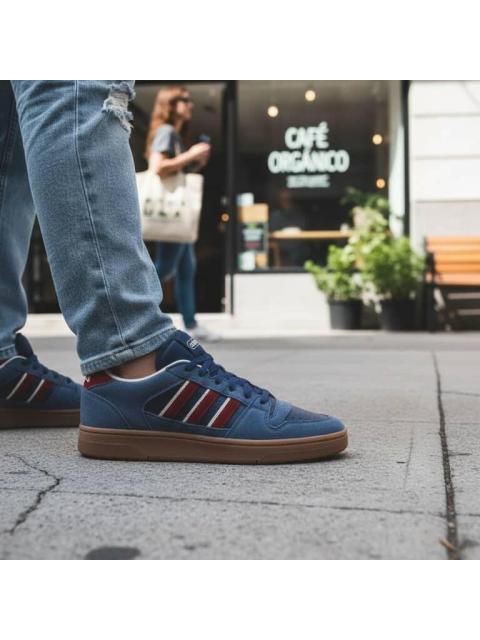 TENIS CASUAL BREAK START PREMIUM LOW AZUL ADIDAS