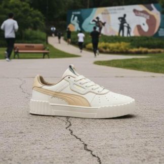 TENIS CASUAL CARINA 3.0 LUXE BEIGE PUMA