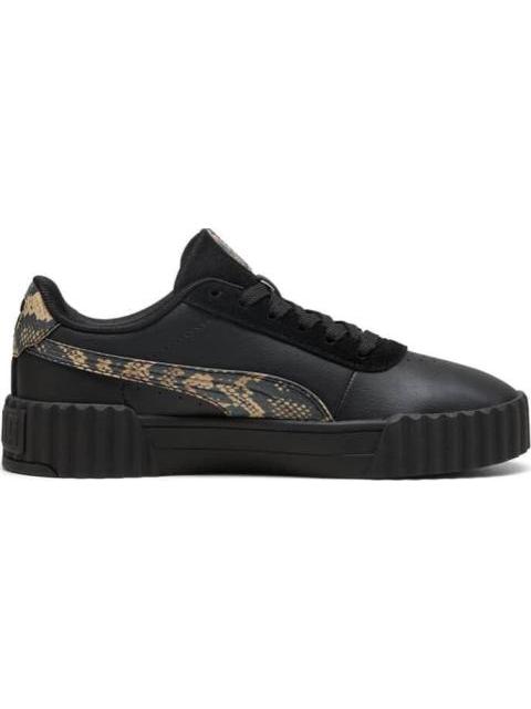 TENIS CASUAL CARINA 3.0 SNAKE CHIC NEGRO PUMA - Imagen 5