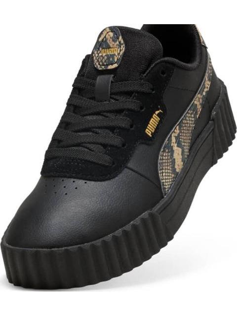 TENIS CASUAL CARINA 3.0 SNAKE CHIC NEGRO PUMA - Imagen 6