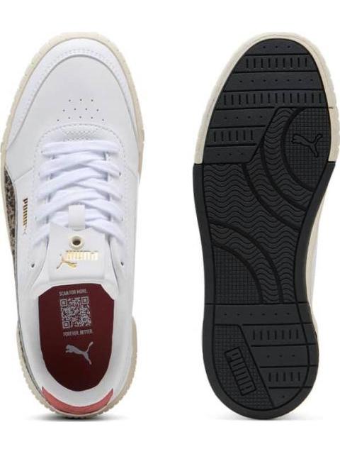 TENIS CASUAL CARINA MIA ANIMAL FLAIR BLANCO PUMA - Imagen 4