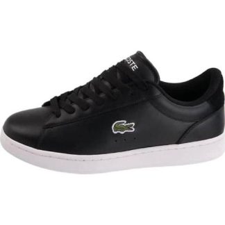TENIS CASUAL CARNABY SET 224 1 SMA BLANCO/NEGRO LACOSTE