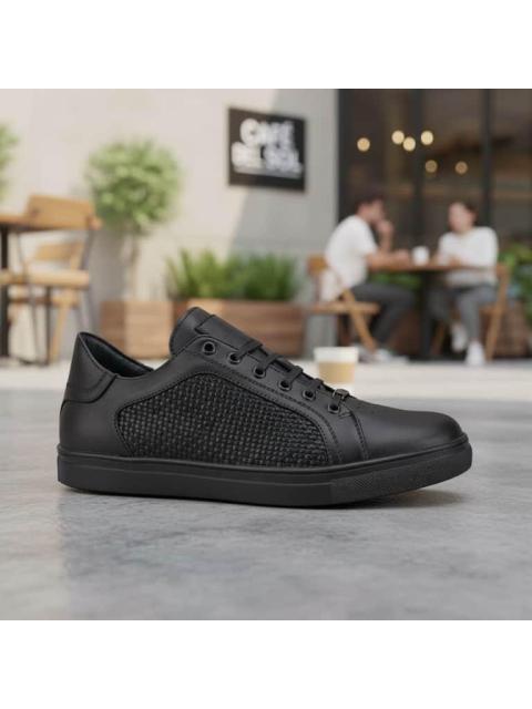 TENIS CASUAL CASUAL AGUJETA NEGRO MICHEL DOMIT