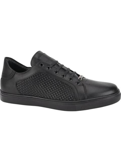 TENIS CASUAL CASUAL AGUJETA NEGRO MICHEL DOMIT - Imagen 3