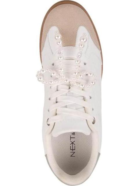 TENIS CASUAL CHARM NXT MOÑO PERLAS BLANCO NEXT CO - Imagen 3