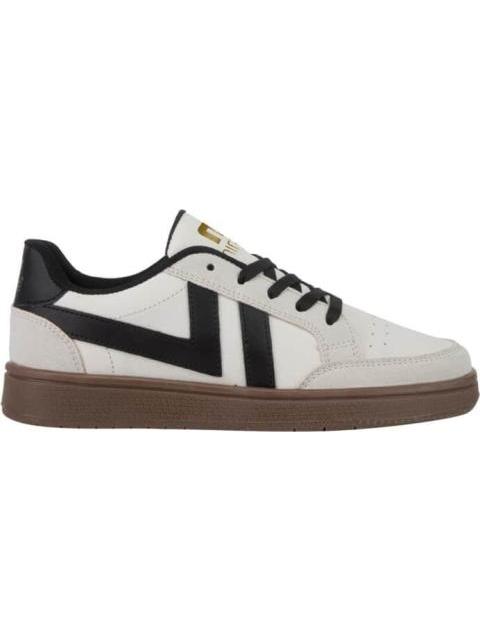 TENIS CASUAL CHOCLO URBANO FRANJAS BEIGE MIRAGE
