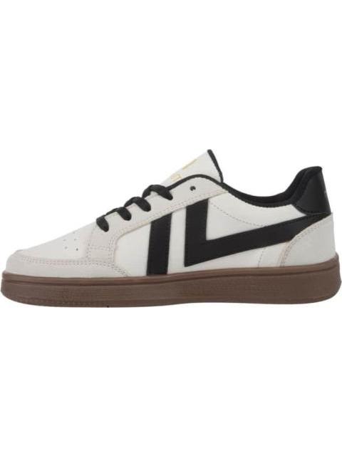 TENIS CASUAL CHOCLO URBANO FRANJAS BEIGE MIRAGE - Imagen 5