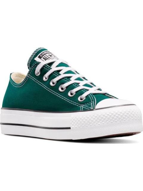 TENIS CASUAL CHUCK TAYLOR ALL STAR LIFT PLATFORM BOWS VERDE CONVERSE - Imagen 3