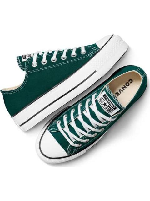 TENIS CASUAL CHUCK TAYLOR ALL STAR LIFT PLATFORM BOWS VERDE CONVERSE - Imagen 4