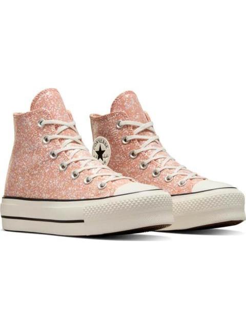 TENIS CASUAL CHUCK TAYLOR ALL STAR LIFT PLATFORM GLITTER ROSA CONVERSE - Imagen 2