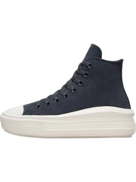TENIS CASUAL CHUCK TAYLOR ALL STAR MOVE PLATFORM COLORFUL SUEDE NEGRO CONVERSE - Imagen 6