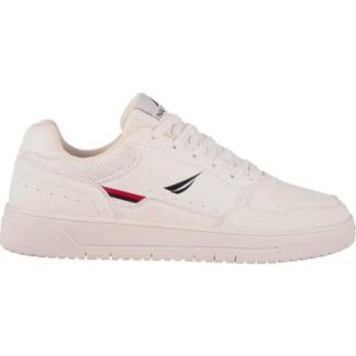 TENIS CASUAL CLASICO FRANJAS TRICOLOR BLANCO NAUTICA