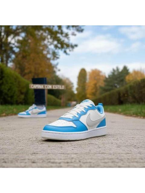 TENIS CASUAL COURT BOROUGH LOW RECRAFT (GS) AZUL NIKE