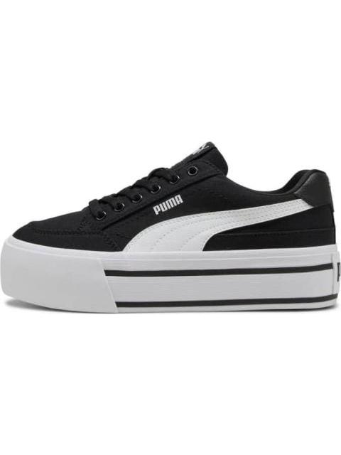 TENIS CASUAL COURT CLASSIC VULC FS PLATFORM WNS NEGRO PUMA