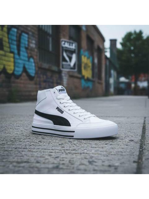 TENIS CASUAL COURT CLASSIC VULC MID FS BLANCO/NEGRO PUMA