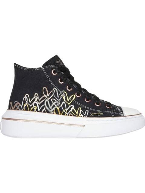 TENIS CASUAL COURT CLASSICS W NEGRO SKECHERS1