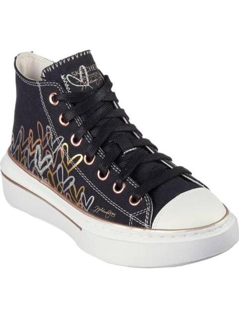 TENIS CASUAL COURT CLASSICS W NEGRO SKECHERS1 - Imagen 2