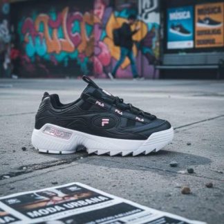TENIS CASUAL D FORMATION BLANCO/NEGRO FILA