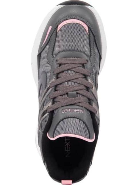 TENIS CASUAL DEPORTIVO CHUNKY GRIS HUMO NEXT CO - Imagen 3
