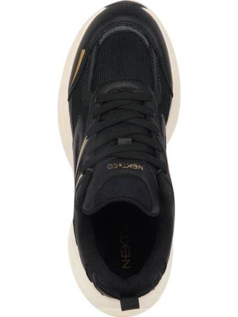 TENIS CASUAL DEPORTIVO CHUNKY NEGRO NEXT CO - Imagen 3