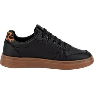 TENIS CASUAL DETALLE ANIMAL PRINT NEGRO NEXT CO