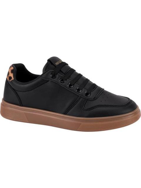 TENIS CASUAL DETALLE ANIMAL PRINT NEGRO NEXT CO - Imagen 2