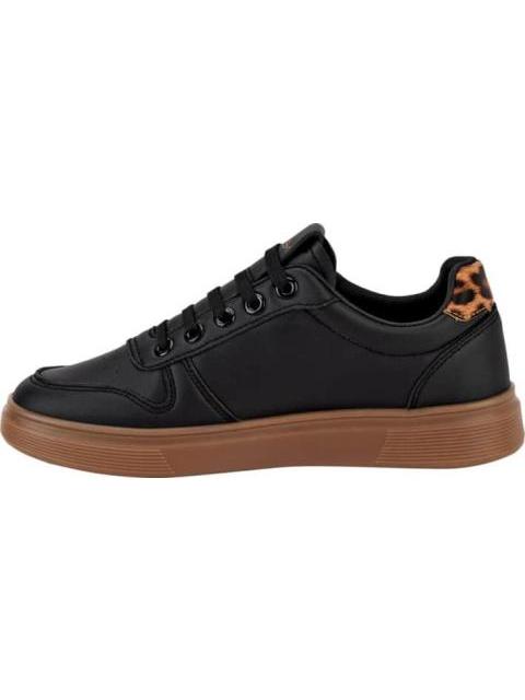 TENIS CASUAL DETALLE ANIMAL PRINT NEGRO NEXT CO - Imagen 5