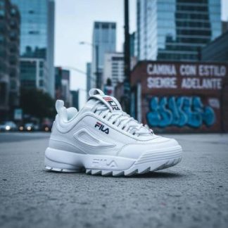 TENIS CASUAL DISRUPTOR II PREMIUM BLANCO FILA