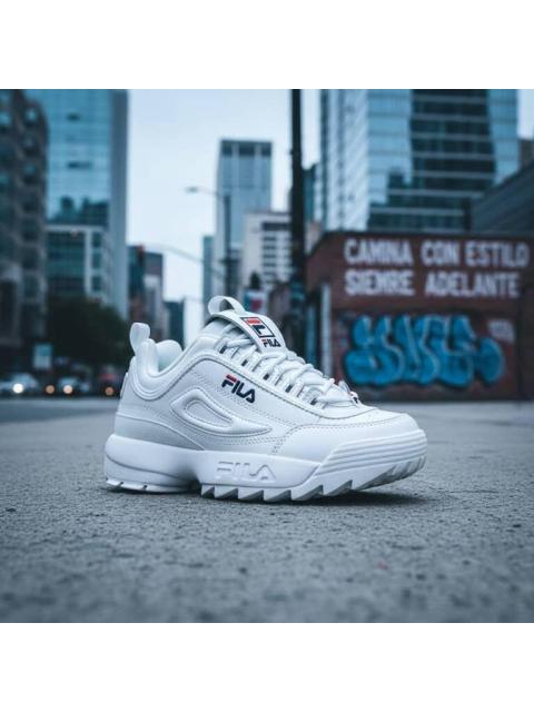 TENIS CASUAL DISRUPTOR II PREMIUM BLANCO FILA