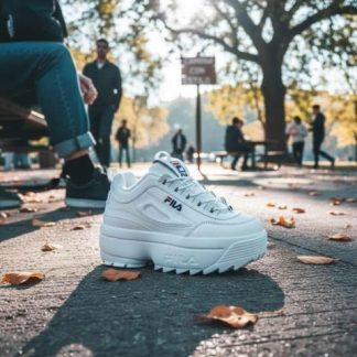 TENIS CASUAL DISRUPTOR II WEDGE BLANCO FILA
