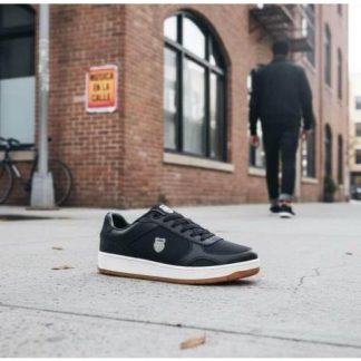 TENIS CASUAL DRAYTON BLANCO/NEGRO K-SWISS