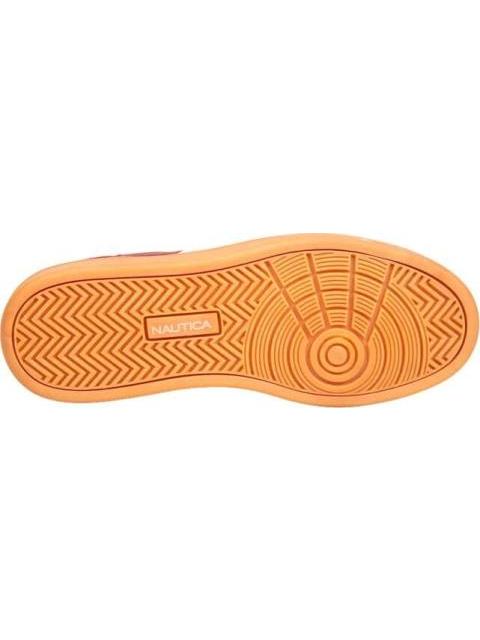 TENIS CASUAL FRANJA DETALLES GAMUZA VINO NAUTICA - Imagen 4