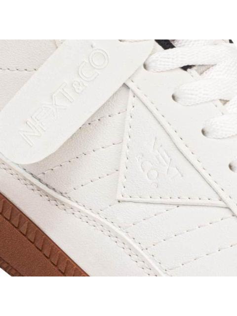 TENIS CASUAL GAMUZA NXT PESPUNTES BLANCO NEXT CO - Imagen 6