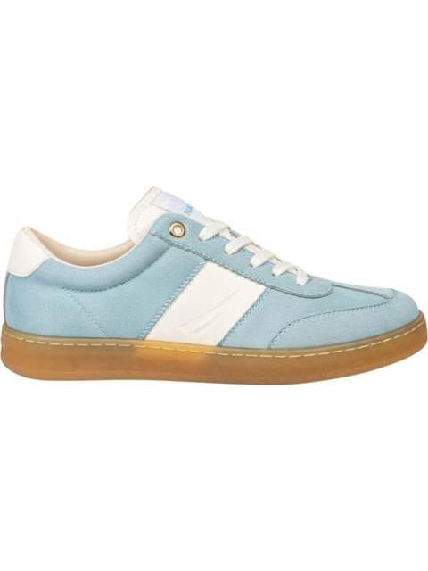 TENIS CASUAL GAMUZA SUELA TRASLUCIDA AZUL NAUTICA