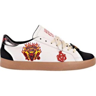 TENIS CASUAL HELLFIRE CLUB NETFLIX STRANGER THINGS BLANCO/NEGRO STRANGER THINGS