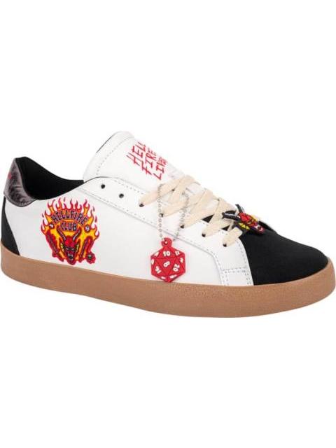 TENIS CASUAL HELLFIRE CLUB NETFLIX STRANGER THINGS BLANCO/NEGRO STRANGER THINGS - Imagen 2