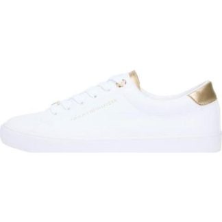 TENIS CASUAL IM LULU GOLD BACKTAB BLANCO TOMMY HILFIGER