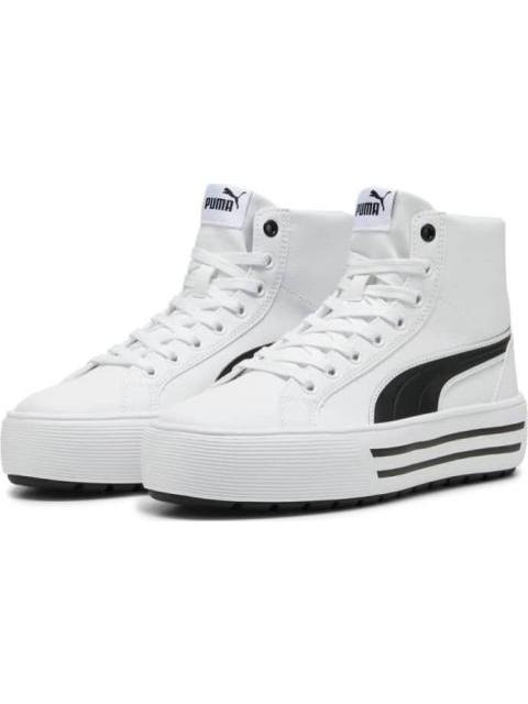 TENIS CASUAL KAIA 2.0 MID SL BLANCO/NEGRO PUMA - Imagen 2