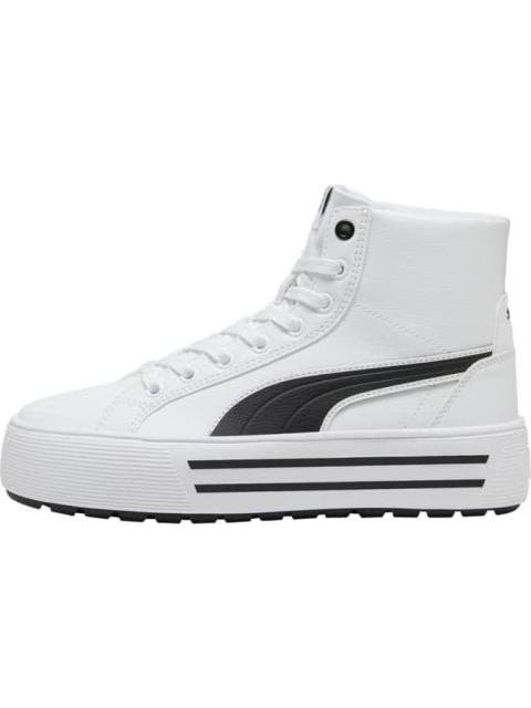 TENIS CASUAL KAIA 2.0 MID SL BLANCO/NEGRO PUMA - Imagen 4