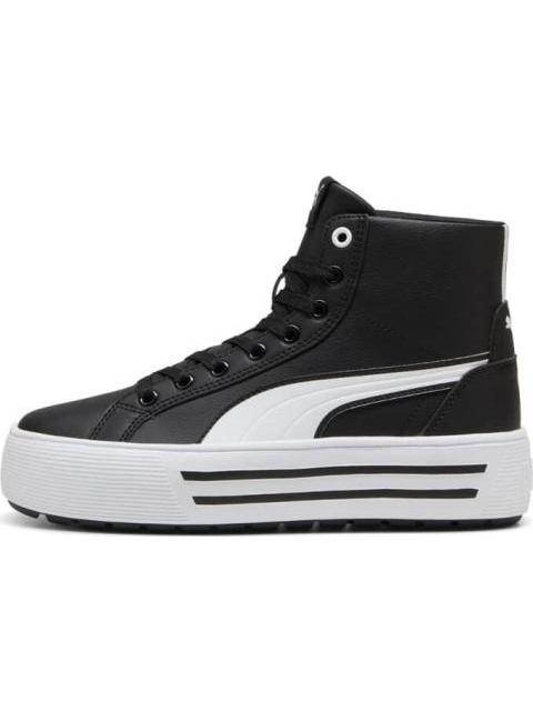 TENIS CASUAL KAIA 2.0 MID SL BLANCO/NEGRO PUMA - Imagen 4