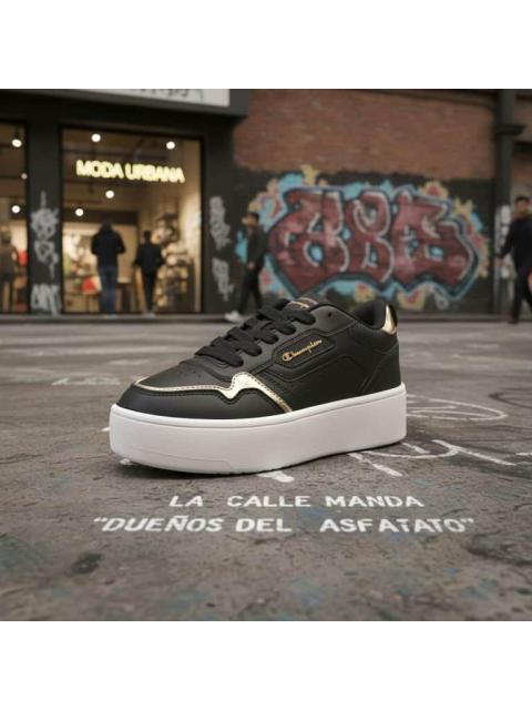 TENIS CASUAL LORE PLATFORM NEGRO CHAMPION