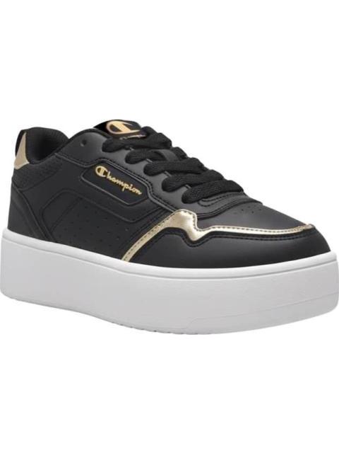 TENIS CASUAL LORE PLATFORM NEGRO CHAMPION - Imagen 3