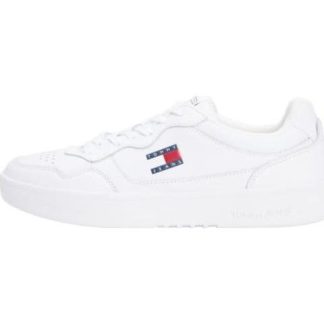 TENIS CASUAL (NEW) TJM CUPSOLE LEATHER ESS BLANCO TOMMY HILFIGER