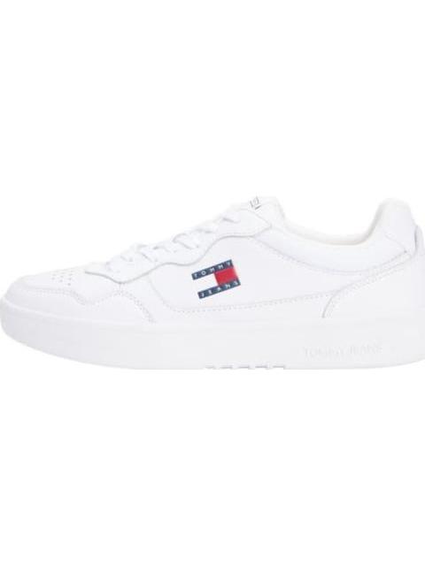 TENIS CASUAL (NEW) TJM CUPSOLE LEATHER ESS BLANCO TOMMY HILFIGER