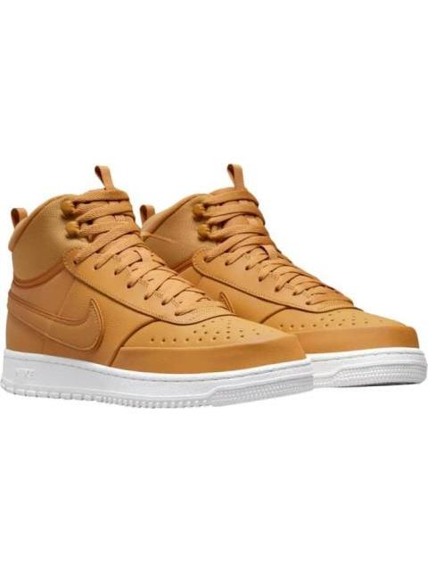 TENIS CASUAL NIKE COURT VISION MID AMARILLO MOSTAZA NIKE - Imagen 2