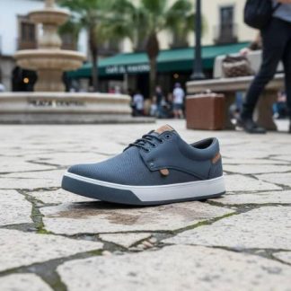 TENIS CASUAL NOBUCK AZUL MARINO MIRAGE