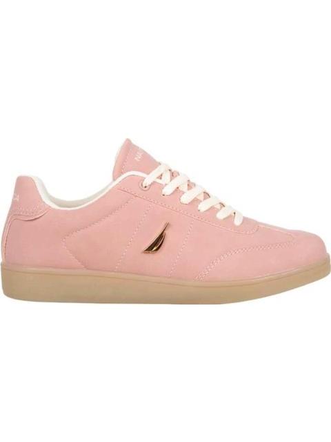 TENIS CASUAL NOBUCK SUELA TRASLUCIDA ROSA NAUTICA