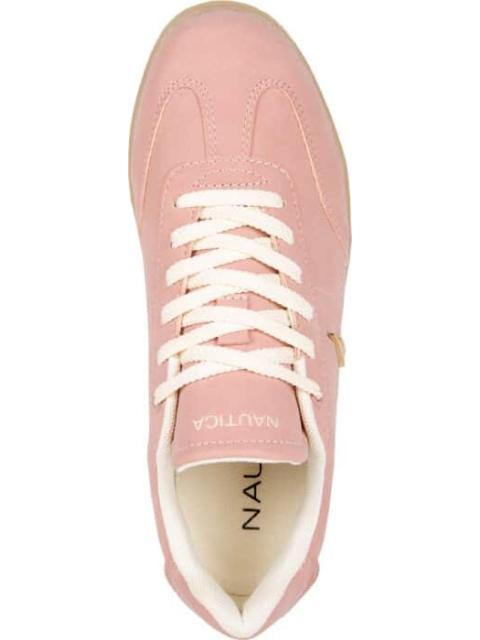 TENIS CASUAL NOBUCK SUELA TRASLUCIDA ROSA NAUTICA - Imagen 3