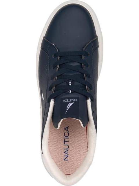 TENIS CASUAL PERFORACIONES SUELA LIGERA AZUL MARINO NAUTICA - Imagen 3