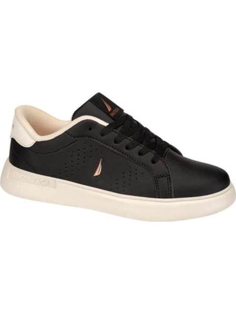 TENIS CASUAL PERFORACIONES SUELA LIGERA NEGRO NAUTICA - Imagen 2